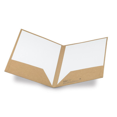 PUZO. A4 100 recicled paper document folder (400 g/m²)